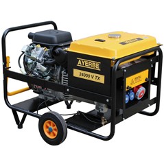 Gerador Trifásico Ayerbe AY-24000 V TX E 24 kVA Arranque Elétrico