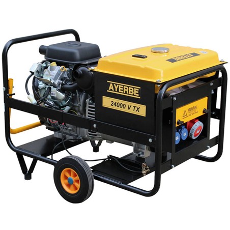 Gerador Trifásico Ayerbe AY-24000 V TX E 24 kVA Arranque Elétrico