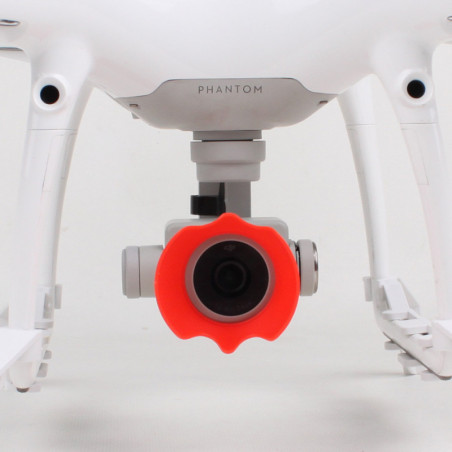 SunnyLife Phantom 4 PRO/ 4PRO+ Camera Lens Hood Red