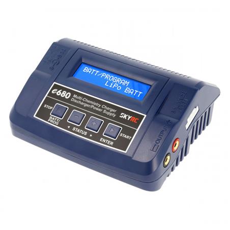 SkyRC Carregador e680 AC/DC LiPo 1-6s 10A 80W Charger