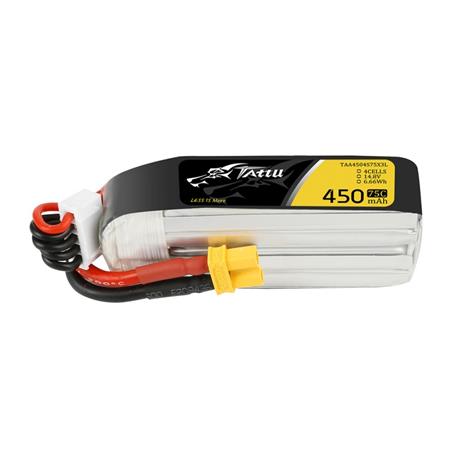 Tattu Bateria Lipo 450mAh 14.8V 4S1P Long Size