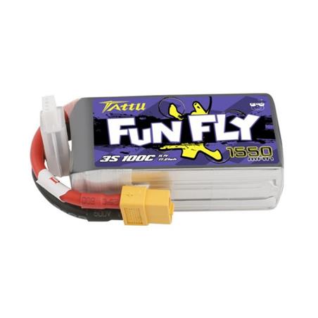 Tattu Bateria Lipo Funfly Series 1550mAh 11.1V 100C 3S1P