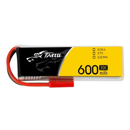 Tattu Bateria Lipo 600mAh 30C 3.7V 1S1P