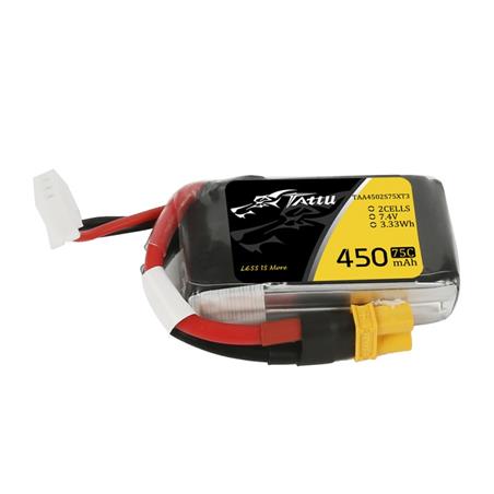 Tattu Bateria Lipo 450mAh 7.4V 2S1P