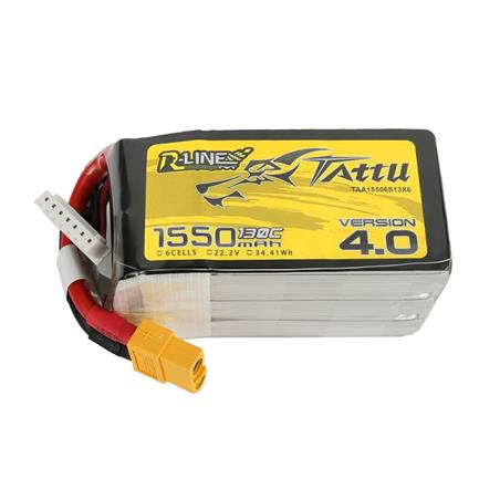 Tattu Bateria Lipo 1550mAh 130C 22.2V 6S1P