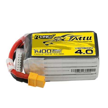 Tattu Bateria Lipo 1400mAh 130C 22.2V 6S1P