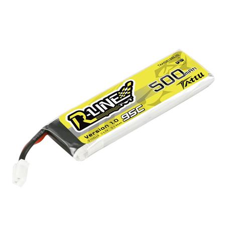 Tattu Bateria Lipo R-Line 500mAh 3.7V 1S1P 95C
